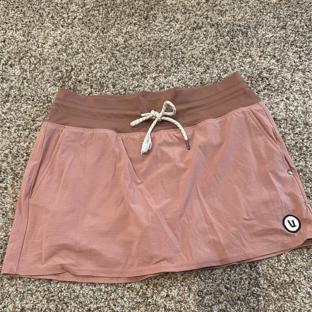 Vuori Pink Athletic Mini Skirt